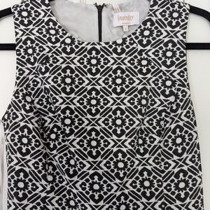 Laundry by Shelli Segal Black and White Dress